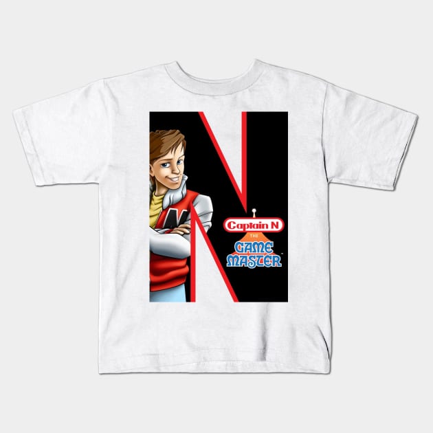 Captain N : The Game Master Kids T-Shirt by Cult Classic Clothing 